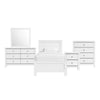 Santino Twin Panel 5PC Bedroom Set in White