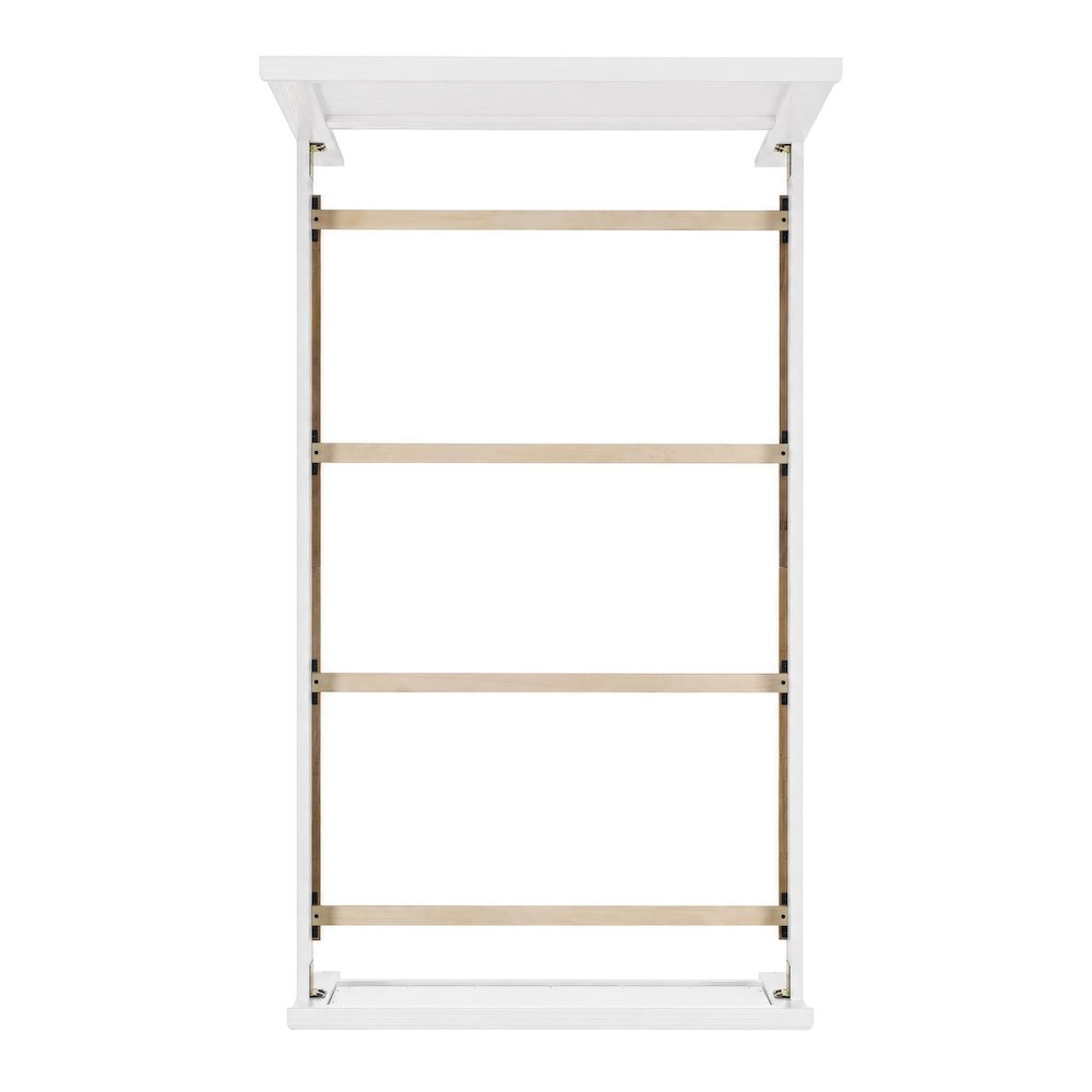 Santino Twin Panel 5PC Bedroom Set in White
