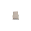 Yashiya Mid-century Retro Modern Light Beige Fabric Upholstered Rocking Chair