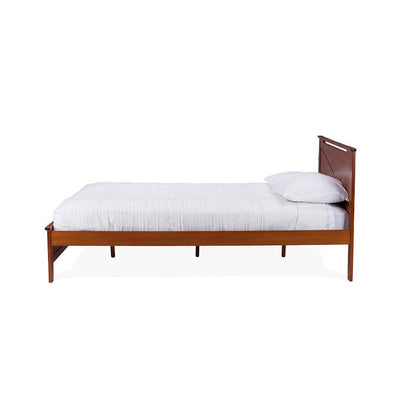 Baxton Studio Demitasse Brown Wood Contemporary Twin-Size Bed