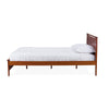 Baxton Studio Demitasse Brown Wood Contemporary Twin-Size Bed