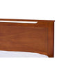 Baxton Studio Demitasse Brown Wood Contemporary Twin-Size Bed