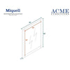 Miquell Mirror Natural