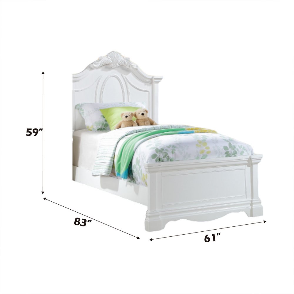 Estrella Full Bed White