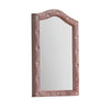 Reggie Pink Fabric Mirror, Pink Color