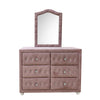 Reggie Mirror Pink Fabric