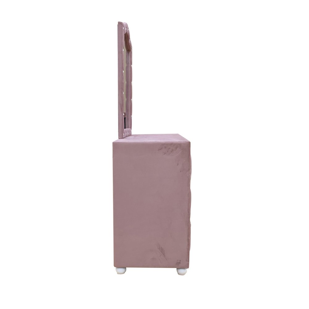 Reggie Mirror Pink Fabric