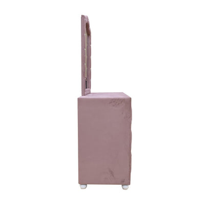Reggie Mirror Pink Fabric