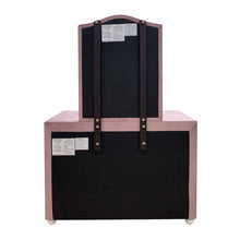 Reggie Mirror, Pink Fabric