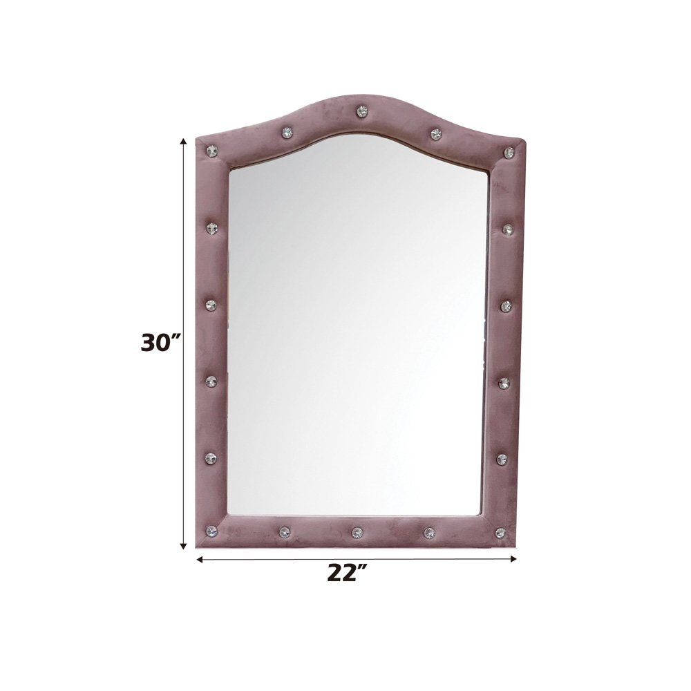 Reggie Mirror Pink Fabric