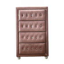 Reggie Chest Pink Fabric