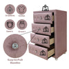 Reggie Chest Pink Fabric