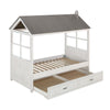 Tree House II Trundle (Twin), Weathered White & Washed Gray (37173)