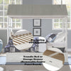Tree House II Twin Bed Weathered White & Washed Gray