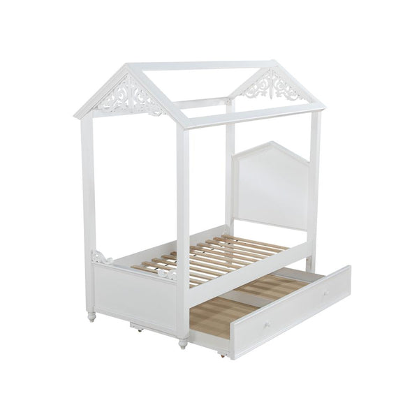 Rapunzel Full Bed White