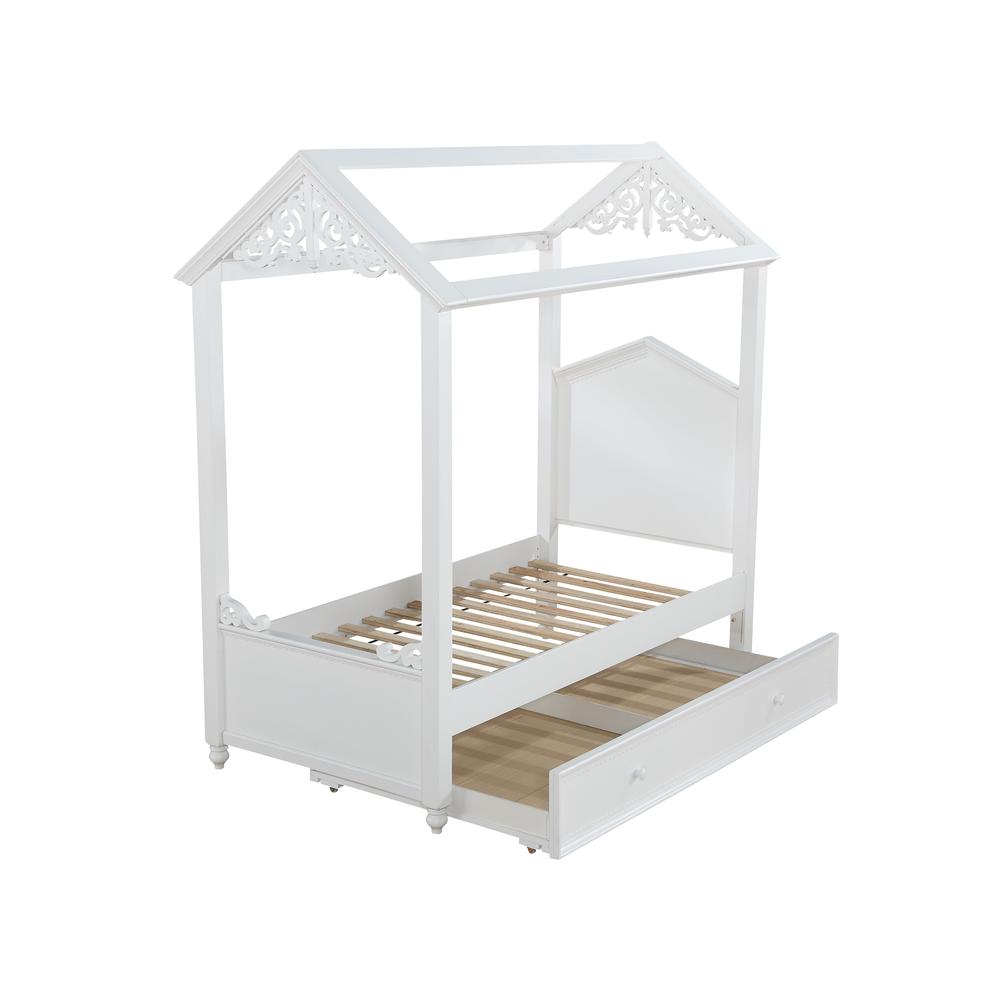Rapunzel Full Bed White