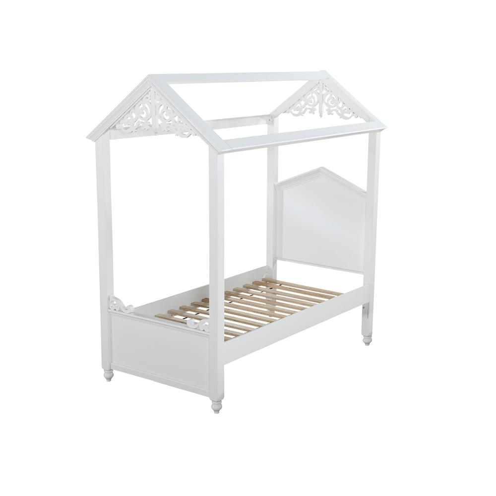 Rapunzel Full Bed White