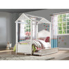 Rapunzel Twin Bed, White (1Set/2Ctn)