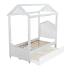 Rapunzel Twin Bed White