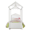 Rapunzel Twin Bed White