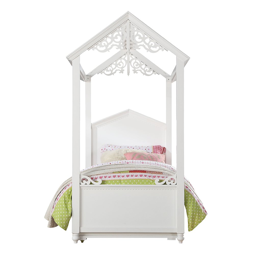 Rapunzel Twin Bed White