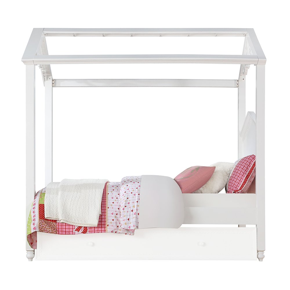 Rapunzel Twin Bed White