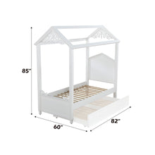 Rapunzel Twin Bed White