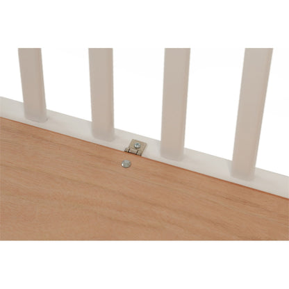 The Little Wood Crib-Mini/Portable Folding Wood Crib-White