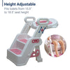 Toddler Potty Training Seat with Step Stool Ladder and Handles, Pink