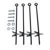 Playset Anchors, Black Color