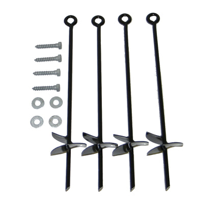 Playset Anchors, Black Color