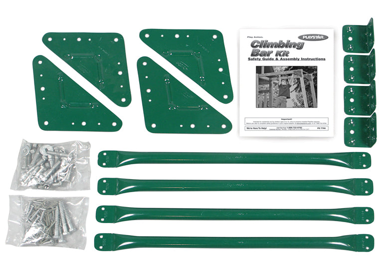 Climbing Bar Kit, Green Color