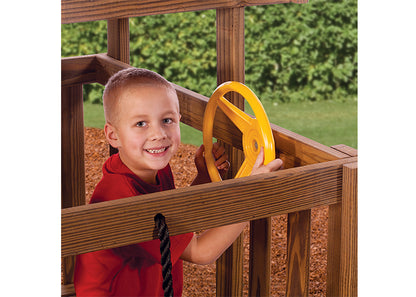 Steering Wheel, Yellow Color