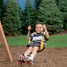 Swing Seat. Yellow and Gold Color