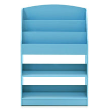 Furinno KidKanac Magazine/Bookshelf with Toy Storage, Light Blue