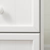 Savannah Changing Table with Drawers and Open Storage, Pure White