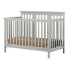 Cotton Candy Baby Crib 4 Heights with Toddler Rail, Soft Gray