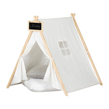 Sweedi Organic Cotton and Pine Play Tent with Chalkboard