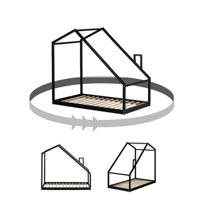 Sweedi House Bed, Black