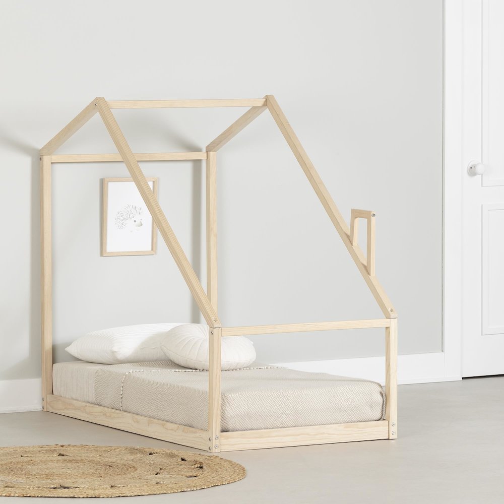 Sweedi House Bed, Natural