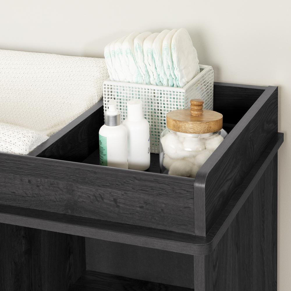 Tassio Changing Table, Gray Oak