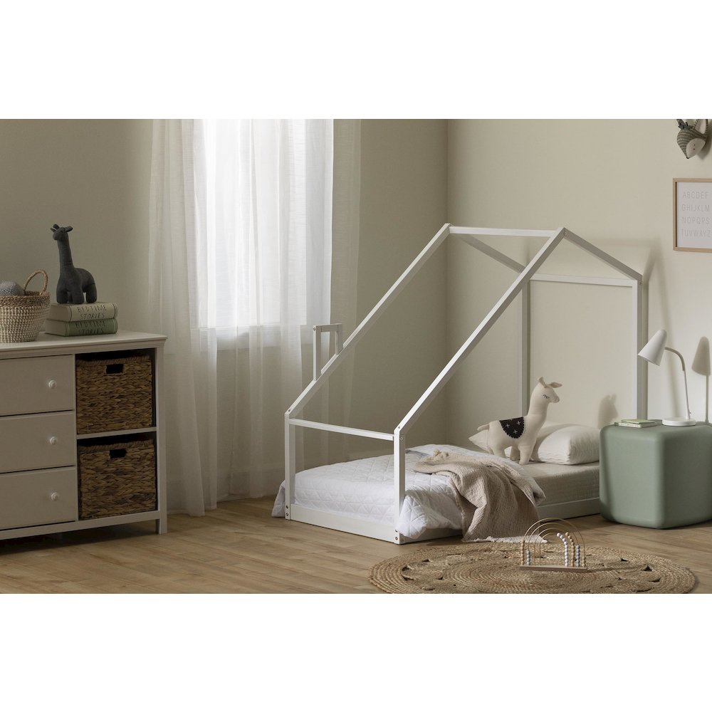 Sweedi House Bed, White