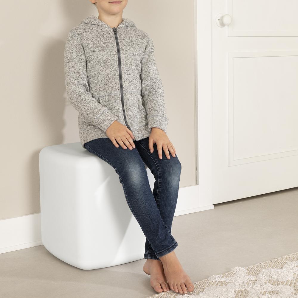 Sweedi Kids Stool, White