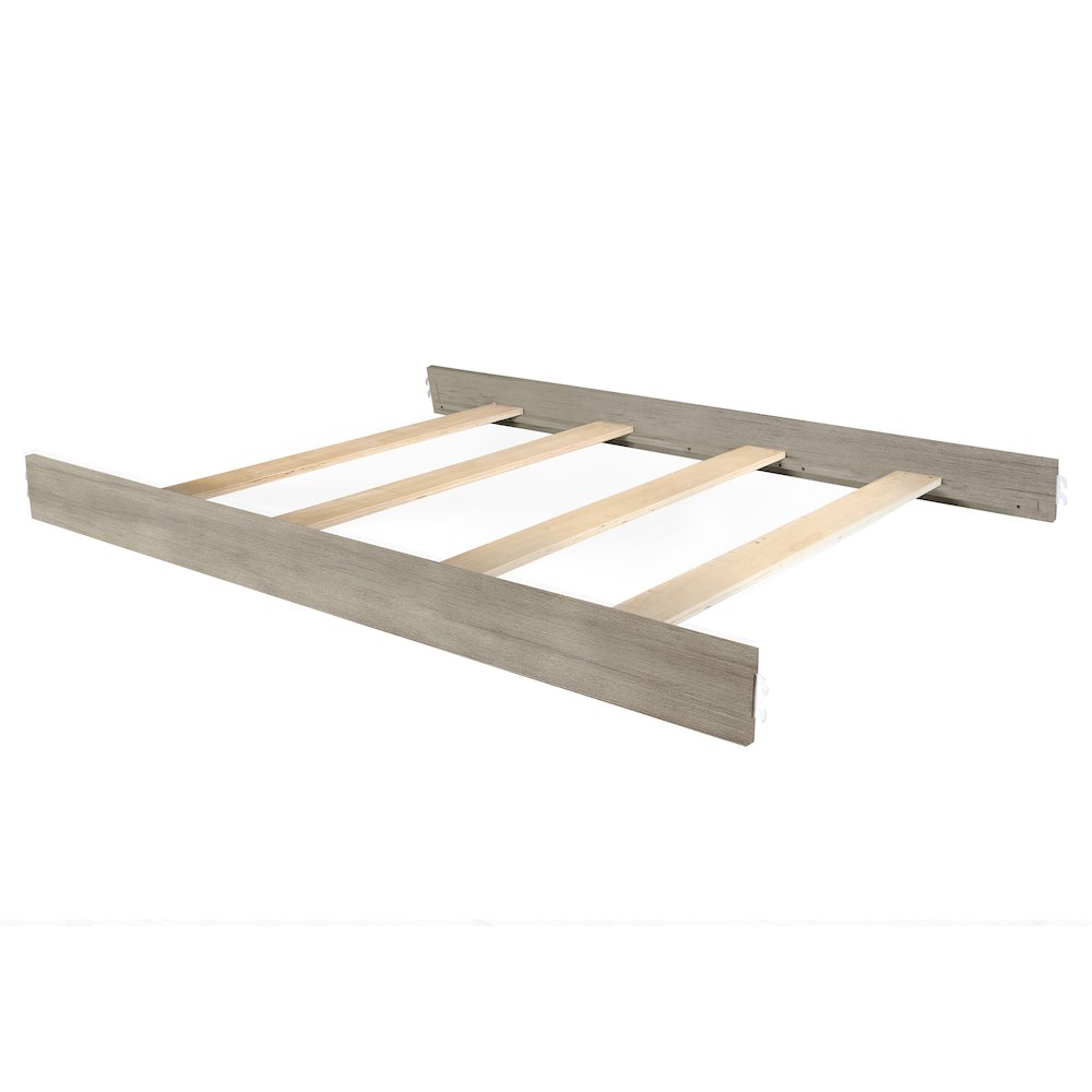 Evolur Stilnovo Mid Century Convertible Crib Toddler Guard Rail I Full Assembly I Lasting Quality , 811-WOG