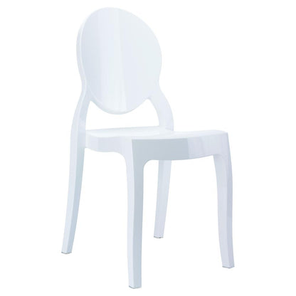 Baby Elizabeth Kids Chair Glossy White