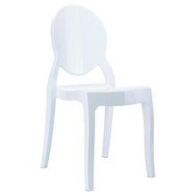 Polycarbonate Kids Chair, Glossy White, Belen Kox