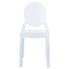 Polycarbonate Kids Chair, Glossy White, Belen Kox