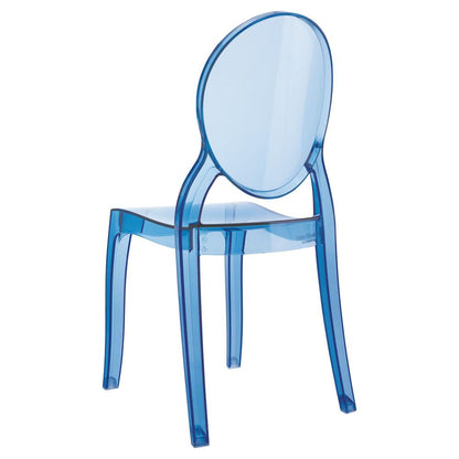 Baby Elizabeth Kids Chair Transparent Blue