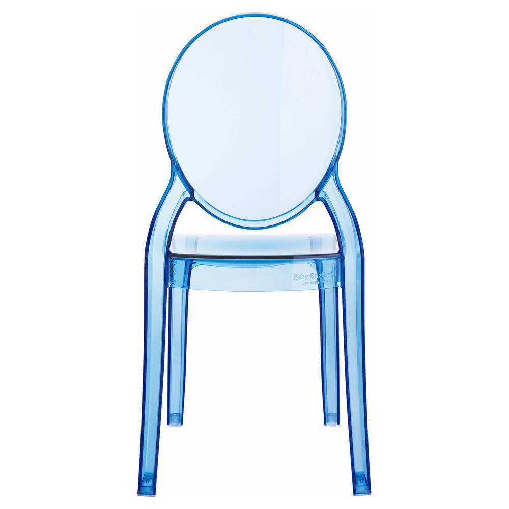 Baby Elizabeth Kids Chair Transparent Blue