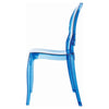 Baby Elizabeth Kids Chair Transparent Blue